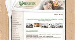 Desktop Screenshot of breier-fogaszat.hu